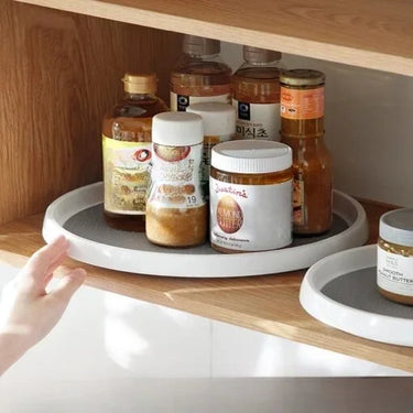 360ยฐ Rotating Organizer Tray for Kitchen, Pantry & Bathroom